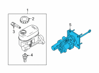 OEM 2015 Ford E-350 Super Duty Booster Diagram - DC2Z-2005-A