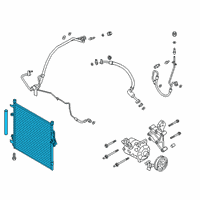 OEM Ford Ranger Condenser Diagram - KB3Z-19712-B