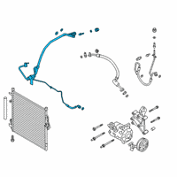 OEM 2019 Ford Ranger Liquid Line Diagram - KB3Z-19A834-AB