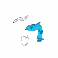 OEM 2000 Toyota Camry Manifold Diagram - 17104-20010