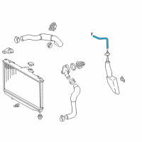 OEM 2000 Toyota Corolla Hose Or Pipe Diagram - 90069-16006