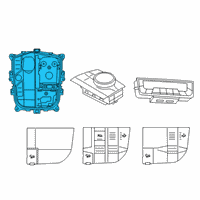 OEM BMW 840i REPAIR KIT CENTER CONSOLE CO Diagram - 61-31-5-A1D-F80