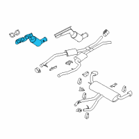 OEM BMW Exchange. Exhaust Manifold With Catalyst Diagram - 18-40-7-568-013