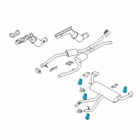 OEM BMW M3 Rubber Mounting Diagram - 18-20-7-544-809