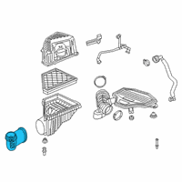 OEM Cadillac XT6 Inlet Duct Diagram - 84240995