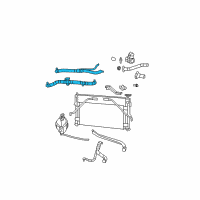 OEM Chrysler Sebring Hose-Radiator Inlet Diagram - 5058620AF