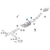 OEM 2021 Ford Expedition Front Bracket Insulator Diagram - JL1Z-5A262-A