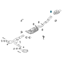 OEM 2019 Lincoln Navigator Rear Bracket Diagram - JL1Z-5260-B