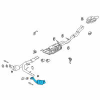 OEM 2019 Ford Expedition Catalytic Converter Diagram - JL7Z-5E212-R