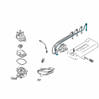 OEM Nissan Altima Spark Plug Wire Diagram - 224549E002