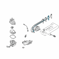 OEM 2000 Nissan Altima Spark Plug Wire Diagram - 224539E002