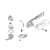 OEM Nissan Altima Magnet Sensor Assembly Diagram - 23731-9E000