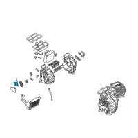 OEM 2005 Hyundai Tucson Mode Actuator Diagram - 97154-2E250