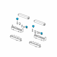 OEM Cadillac CTS Relay, Multiuse Diagram - 88953222