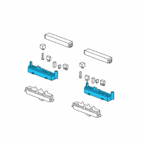 OEM 2005 Cadillac STS Block Asm, Body Wiring Harness Junction Diagram - 89046748