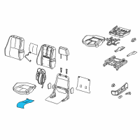 OEM 2004 Pontiac Grand Prix Heater Asm, Driver Seat Cushion Diagram - 88995430