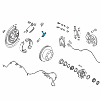 OEM 2012 Ford F-350 Super Duty Adjust Lever Diagram - CL3Z-2A637-A