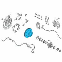 OEM 2016 Ford F-250 Super Duty Rotor Diagram - HC3Z-2C026-A