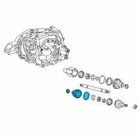 OEM 2016 Chevrolet Corvette Outer Boot Diagram - 19301963