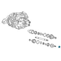 OEM 2012 Chevrolet Camaro Axle Nut Diagram - 11611234