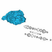 OEM 2019 Chevrolet Corvette Carrier Assembly Diagram - 84653459