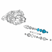 OEM 2014 Chevrolet Corvette Inner Boot Diagram - 19301962