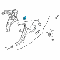 OEM Kia Forte Housing Assembly-Fuel Filler Diagram - 71531A7000