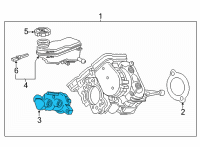 OEM 2020 Chevrolet Bolt EV Master Cylinder Diagram - 42525621