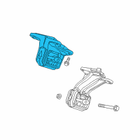 OEM 2017 Ram 3500 Bracket-Engine Mount Diagram - 68137447AA