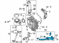 OEM Jeep Gladiator Tube-Turbo Water Return Diagram - 68487030AA