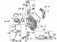 OEM Jeep Gladiator Sensor-EGR Temperature Diagram - 68142905AB