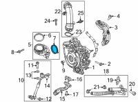 OEM 2021 Jeep Wrangler O Ring Diagram - 68486947AA