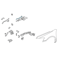 OEM 2015 Honda CR-Z Tube (700MM) Diagram - 76839-SJA-014