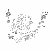 OEM 2014 Chevrolet Impala Bracket Bolt Diagram - 11588754