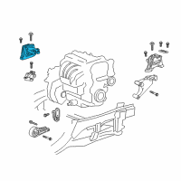 OEM GMC Transmission Mount Diagram - 84157571