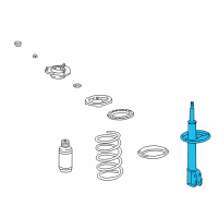 OEM 1999 Toyota Corolla Strut Diagram - 48510-A9060
