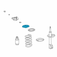 Genuine Cadillac Coil Spring Seat diagram