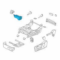 OEM 2006 Lexus LS430 Switch, Front Power Seat, RH Diagram - 84922-50020