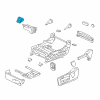 OEM 2002 Lexus LS430 Switch, Seat Variable Cushion Diagram - 84928-50010-A0