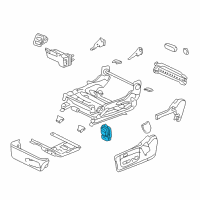 OEM 1999 Lexus LS400 Switch, Front Power Seat(For Lumbar) Diagram - 84922-50040-A2