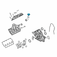 OEM Ford F-250 Super Duty Filler Cap Diagram - EC3Z-6766-B