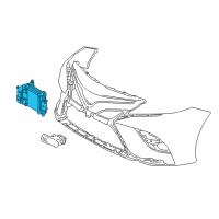 OEM 2022 Toyota Camry Park Sensor Diagram - 89341-K0060-A4