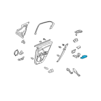 OEM 2011 Acura TSX Armrest, Right Rear Door Lining (Premium Black) Diagram - 83702-TL0-G22ZA