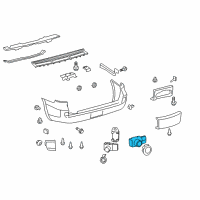 OEM 2008 Lexus LX570 Sensor, Ultrasonic Diagram - 89341-28451-J3