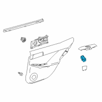 OEM Lexus GS450h Switch Assembly, Power Window Diagram - 84810-30192