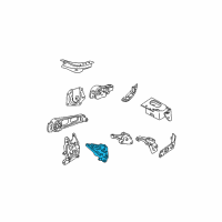 OEM 2003 Chrysler PT Cruiser Bracket-Engine Mount Diagram - 4891550AA