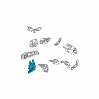 OEM 2008 Chrysler PT Cruiser Bracket-Torque Reaction Diagram - 4668687AC