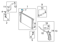 OEM Kia K900 Cap Assembly-Radiator Diagram - 25330J5100