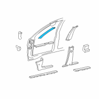 OEM 2000 Jeep Grand Cherokee Molding-Windshield GARNISH Diagram - 5FA52LAZAE