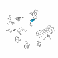 OEM 2008 Hyundai Elantra Cup Holder Assembly Diagram - 84670-2H100-9P